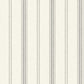 Lovage Charcoal Linen Stripe Wallpaper