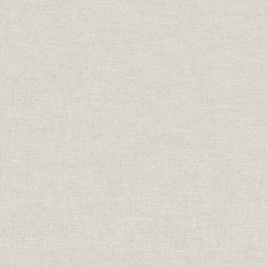 Chambray Light Grey Fabric Weave Wallpaper