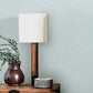 Chambray Light Blue Fabric Weave Wallpaper