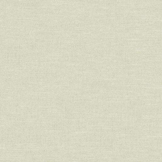 Chambray Sage Fabric Weave Wallpaper