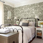 Spinney Green Toile Wallpaper