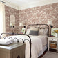 Spinney Red Toile Wallpaper
