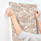 Spinney Red Toile Wallpaper