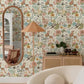 Whimsy Pink Fauna Wallpaper