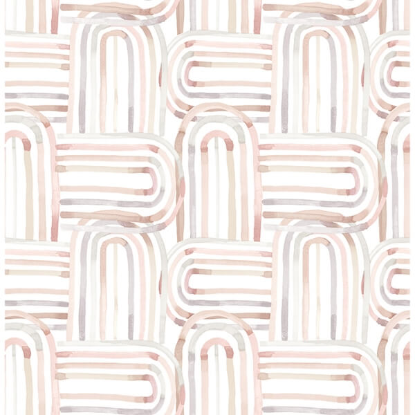 Lolly Blush Arches Wallpaper