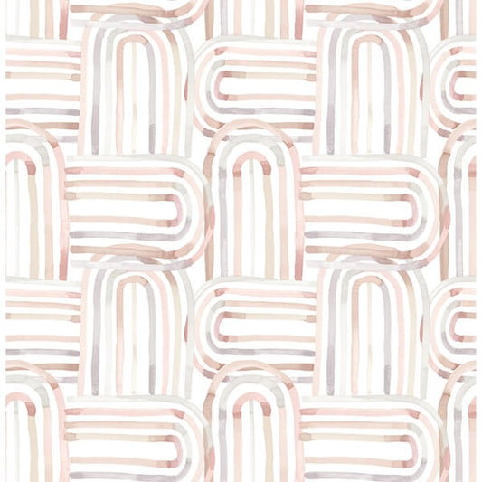 Lolly Blush Arches Wallpaper