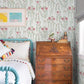 Mabel Pink Floral Field Wallpaper