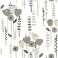 Mabel Grey Floral Field Wallpaper