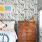 Mabel Grey Floral Field Wallpaper