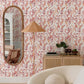 Nathalie Coral Abstract Blooms Wallpaper