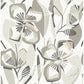 Nathalie Beige Abstract Blooms Wallpaper