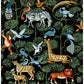 Rigby Multicolor Jungle Animals Wallpaper
