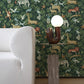 Rigby Green Jungle Animals Wallpaper