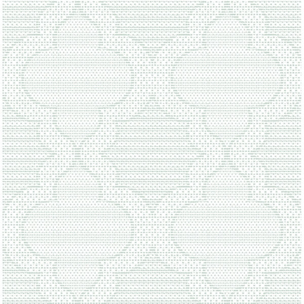 Ernest Turquoise Quilted Quatrefoil Wallpaper