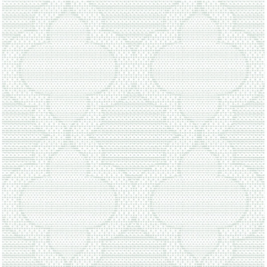 Ernest Turquoise Quilted Quatrefoil Wallpaper