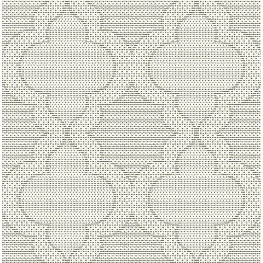 Ernest Charcoal Quilted Quatrefoil Wallpaper