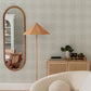 Ernest Charcoal Quilted Quatrefoil Wallpaper