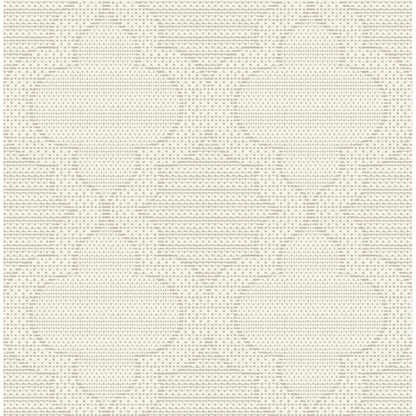 Ernest Taupe Quilted Quatrefoil Wallpaper