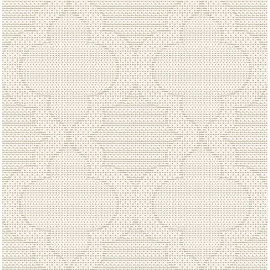 Ernest Taupe Quilted Quatrefoil Wallpaper