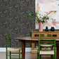 Briar Charcoal Floral Wallpaper