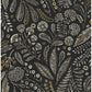 Briar Black Floral Wallpaper