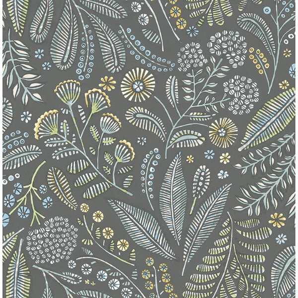 Briar Grey Floral Wallpaper