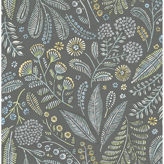 Briar Grey Floral Wallpaper
