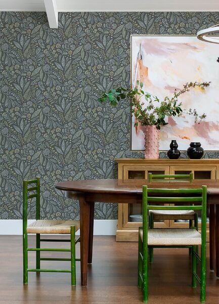 Briar Grey Floral Wallpaper