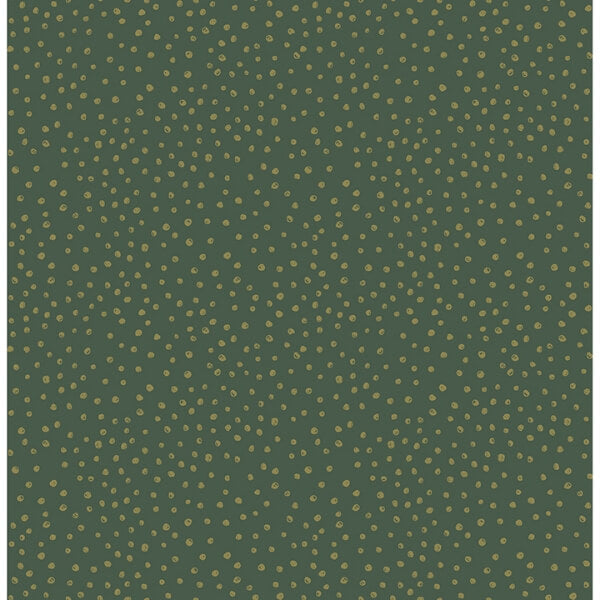 Cassie Green Petite Polka Wallpaper