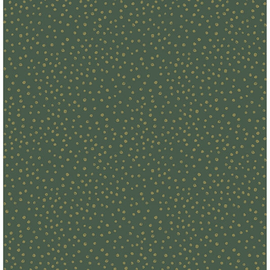 Cassie Green Petite Polka Wallpaper