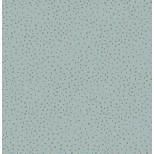 Cassie Light Blue Petite Polka Wallpaper
