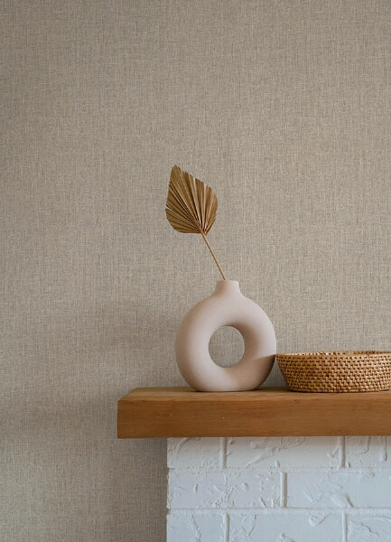 Cromie Taupe Texture Wallpaper