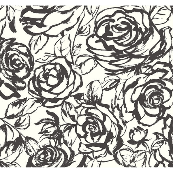 Nelda Black Rose Wallpaper