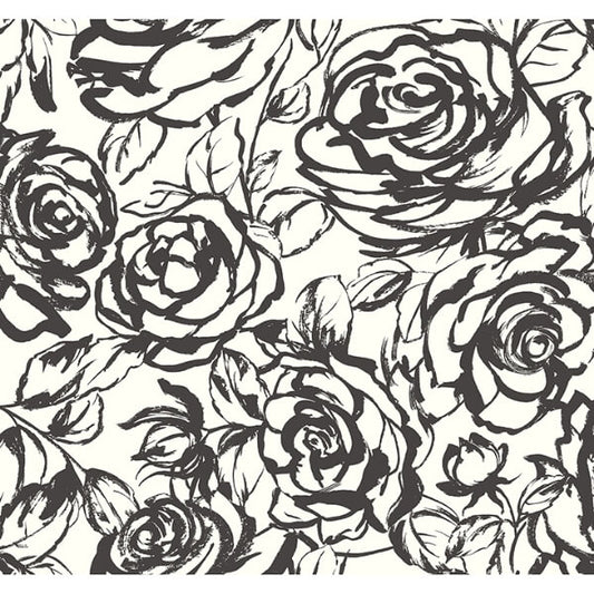 Nelda Black Rose Wallpaper