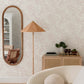 Nelda Light Pink Rose Wallpaper