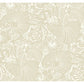 Idalia Beige Floral Flamingo Wallpaper