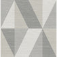 Winslow Stone Geometric Faux Grasscloth Wallpaper