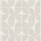 Baxter Bone Semicircle Mosaic Wallpaper