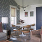 Baxter Denim Semicircle Mosaic Wallpaper