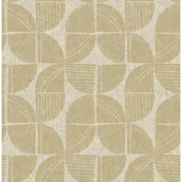 Baxter Honey Semicircle Mosaic Wallpaper