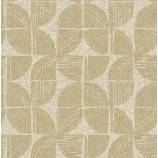 Baxter Honey Semicircle Mosaic Wallpaper