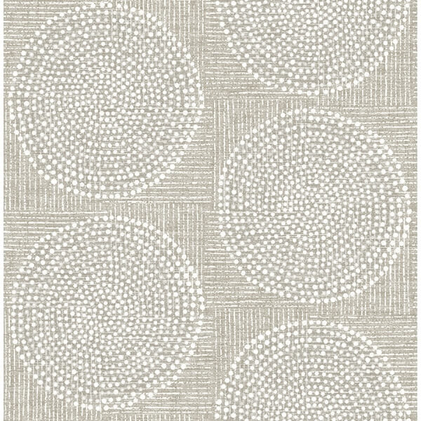 Salma Beige Medallion Wallpaper