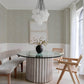 Salma Beige Medallion Wallpaper