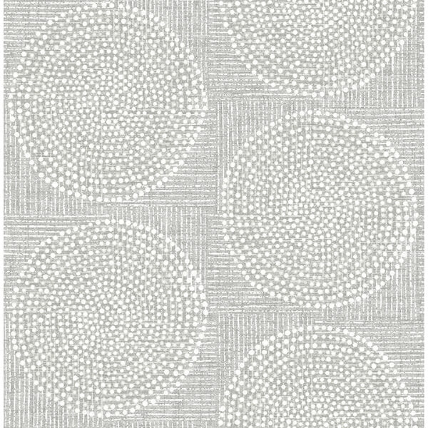 Salma Grey Medallion Wallpaper
