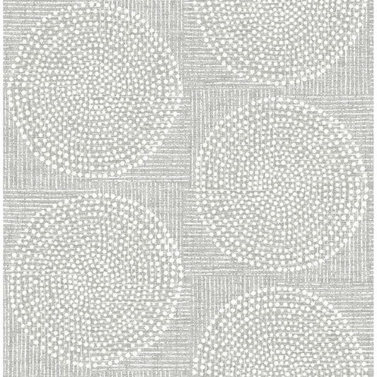 Salma Grey Medallion Wallpaper