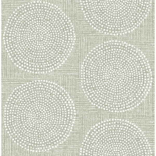Salma Sage Medallion Wallpaper