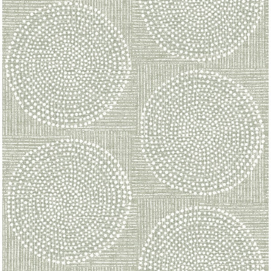 Salma Sage Medallion Wallpaper