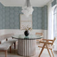 Salma Denim Medallion Wallpaper