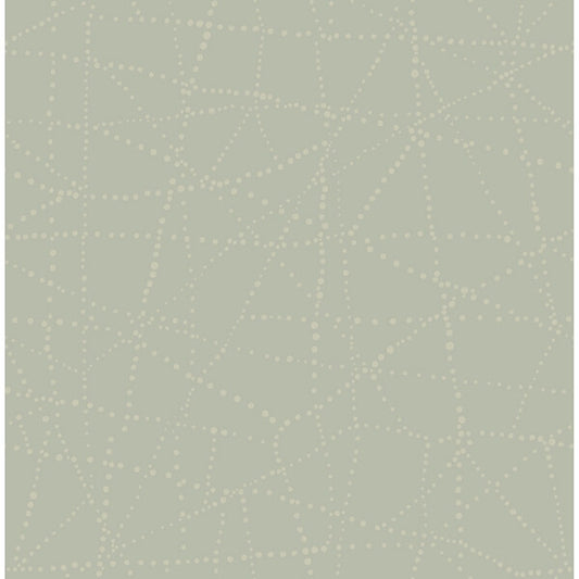 Alcott Sage Dotted Wallpaper