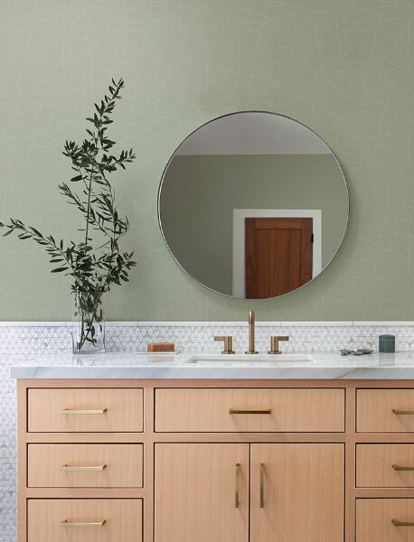 Alcott Sage Dotted Wallpaper